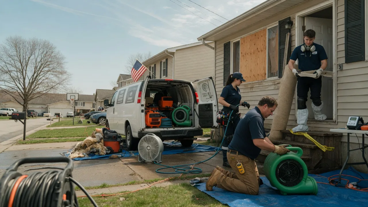 Water Damage Restoration in Harvel, IL near me